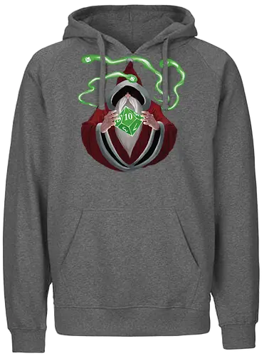 I AM THE MASTER WEIHNACHTEN STYLE 2 - HOW TO BE A HERO, htbah, weihnachten, Dungeon Master, pen and paper - Fairtrade Hoodie