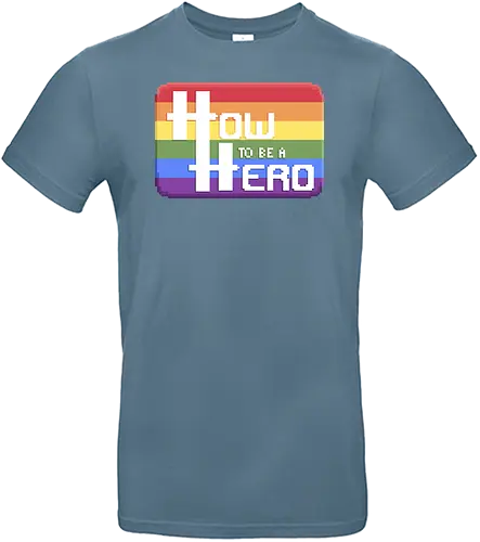 HOW TO BE A HERO - PRIDE 1 2021 - htbah, HOW TO BE A HERO, rpg, pen and paper - Standard T-Shirt