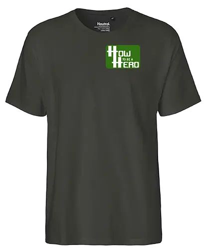 How to be a Hero - Pixellogo (Pocket) - rpg, hauke gerdes, rollenspiel, pen and paper, rocketbns - Fairtrade T-Shirt