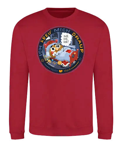 Insert Moin - Ich freu mich drauf - poComicast - Sweatshirt