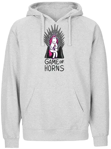 Game of Horns - einhorn, unicorn, lied, eis, feuer, drachen, game, throConsole - Fairtrade Hoodie