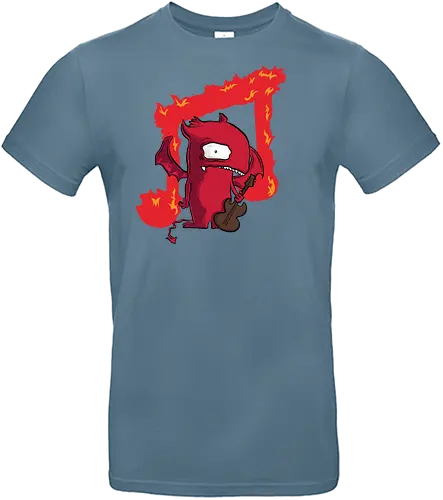 Musikteufel - musik, satan, teufelsmusik - Standard T-Shirt
