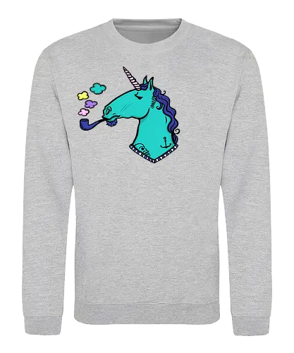 Hipster Einhorn - einhorn, unicorn, hipster - Sweatshirt