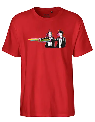Unicorn Fiction - einhorn, Retro - Fairtrade T-Shirt
