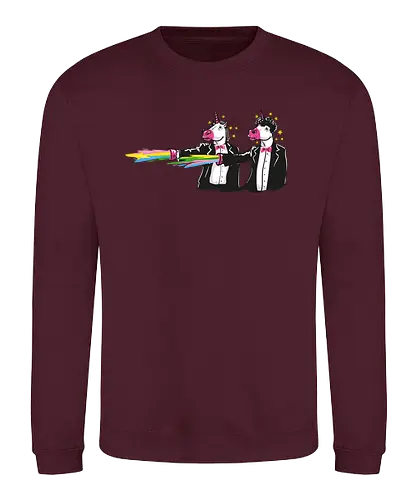 Unicorn Fiction - einhorn, Retro - Sweatshirt