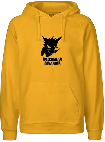 Welcome to Lavandia - dark side, lavandia, anime, manga, gaming, pocket, monster, retro, classic, ghost, geist, tower - Fairtrade Hoodie