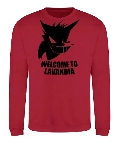 Welcome to Lavandia - dark side, lavandia, anime, manga, gaming, pocket, monster, retro, classic, ghost, geist, tower - Sweatshirt