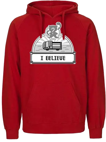 I Believe - anime, manga, gaming, pocket, monster, retro, classic, truck, legendary, legendär - Fairtrade Hoodie