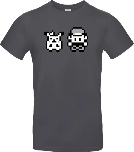 8Bit Poke - gaming, gelb, classic, retro, monster, pocket, manga, anime, ash, yellow - Standard T-Shirt