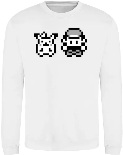 8Bit Poke - gaming, gelb, classic, retro, monster, pocket, manga, anime, ash, yellow - Sweatshirt