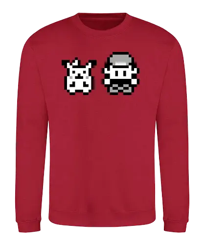 8Bit Poke - gaming, gelb, classic, retro, monster, pocket, manga, anime, ash, yellow - Sweatshirt