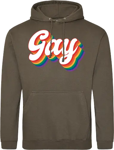 Gay Rainbow Letters