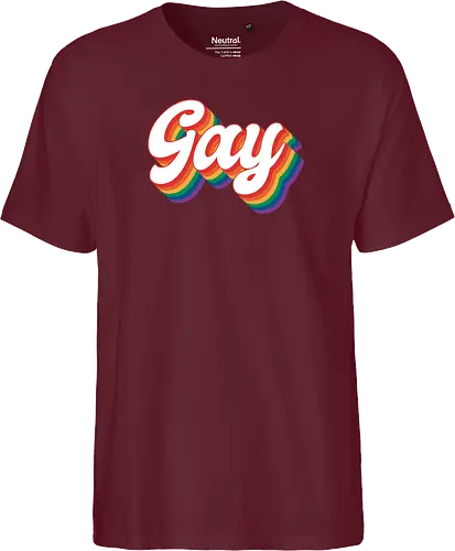 Gay Rainbow Letters