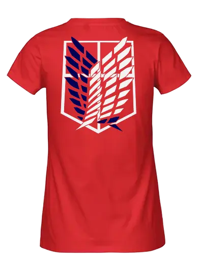 AoT - Survey Corps - anime, manga, attack, angriff, titan - Fairtrade Girl Shirt