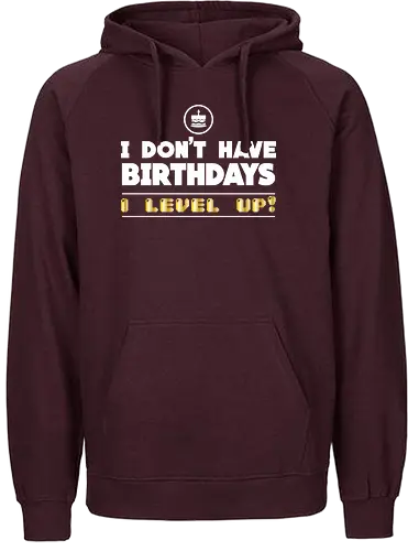 I Level Up - gaming - Fairtrade Hoodie