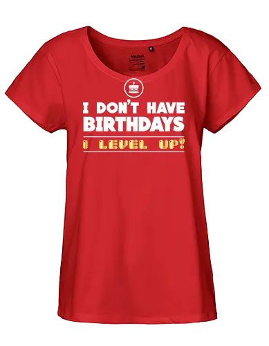 I Level Up - gaming - Fairtrade Girl Shirt