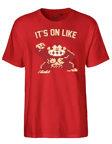 It's on Like - gaming, konsole, donkey, kong, switch, diddy, retro, classic, gamer - Fairtrade T-Shirt