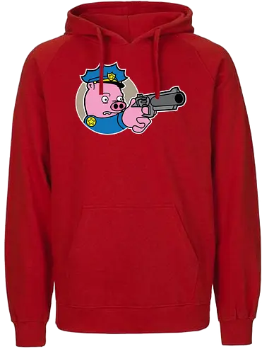Piggy Cop - Fairtrade Hoodie
