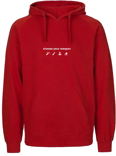 Choose your weapon - photoshop, adobe, tools, editor, design, creative - Fairtrade Hoodie