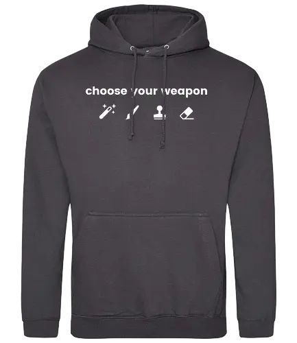 Choose your weapon - photoshop, adobe, tools, editor, design, creative - Standard Hoodie