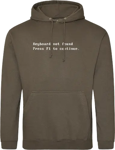 Keyboard not Found - dynamitfrosch - Standard Hoodie