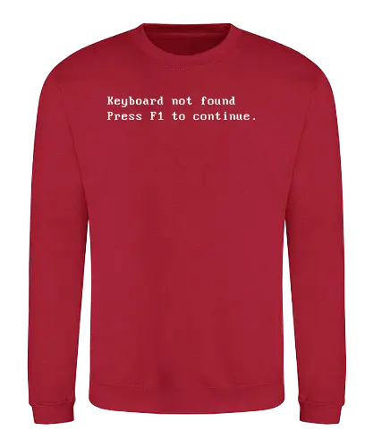 Keyboard not Found - dynamitfrosch - Sweatshirt