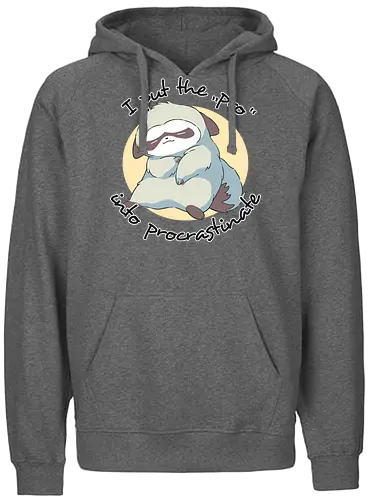 Procrastinate Sloth - faultier, sloth, procrastinate - Fairtrade Hoodie