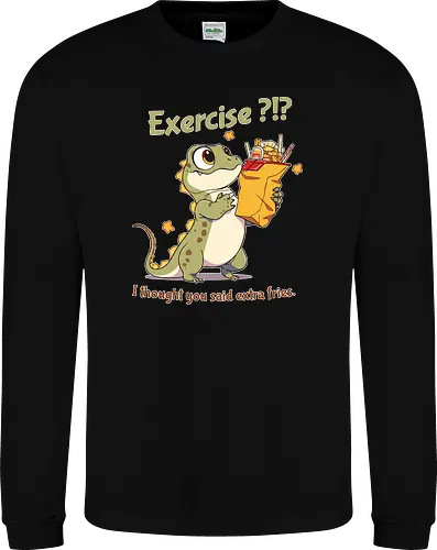 Exercise or extra fries?