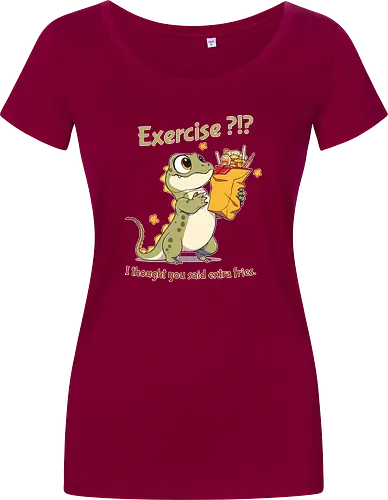 Exercise or extra fries?