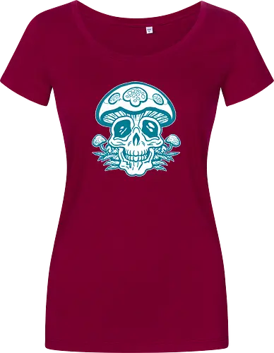 Skull'n'shrooms Stencil