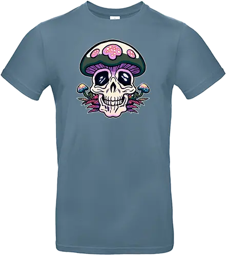 Skull'n'shrooms - skull, mushroom, schädel, pilz - Standard T-Shirt