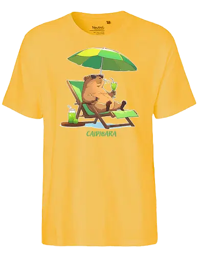 Caipibara - caipi, caipirinha, cocktail, Capybara - Fairtrade T-Shirt
