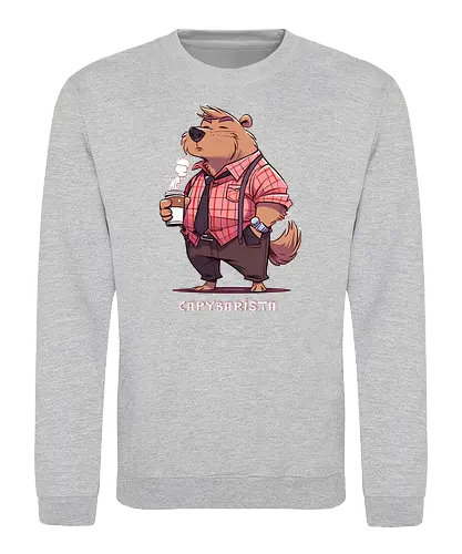 Capybarista - Capybara, barista, coffee, kaffee - Sweatshirt