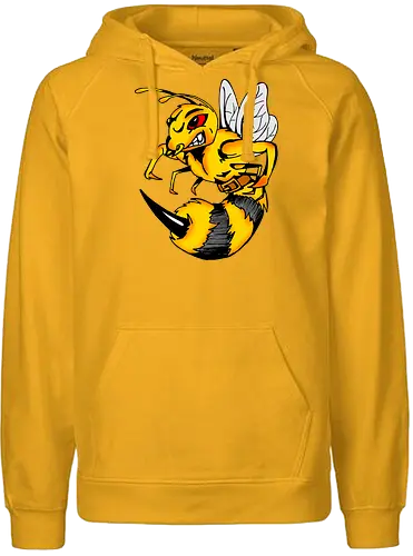 Wespe - wasp, Wespe, angry - Fairtrade Hoodie