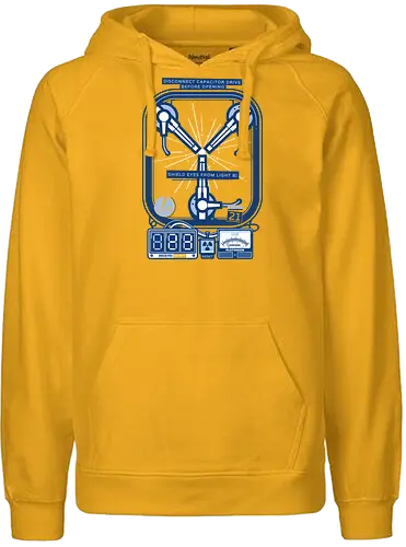Flux Compensator - 80s, flux, flux kompensator, doc brown, marty, Future, delorn - Fairtrade Hoodie