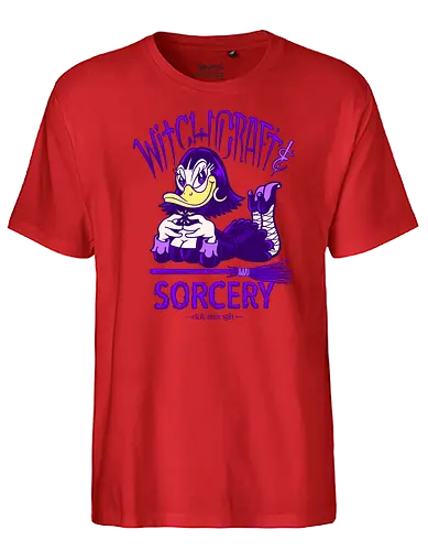 Witchcraft and Sorcery - hexe, wicca, zauberei, ente - Fairtrade T-Shirt