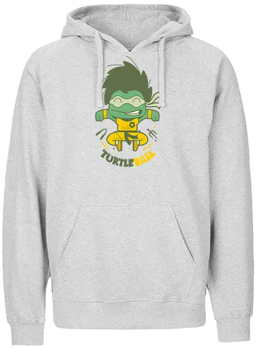 Turtleball - ninja, turtle, dragon, ball, mashup, manga, tv - Fairtrade Hoodie