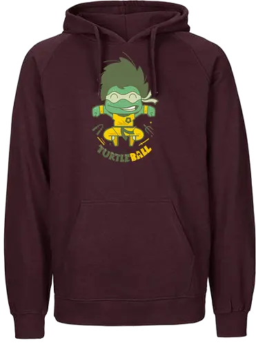 Turtleball - ninja, turtle, dragon, ball, mashup, manga, tv - Fairtrade Hoodie