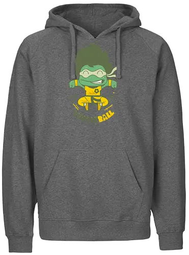 Turtleball - ninja, turtle, dragon, ball, mashup, manga, tv - Fairtrade Hoodie