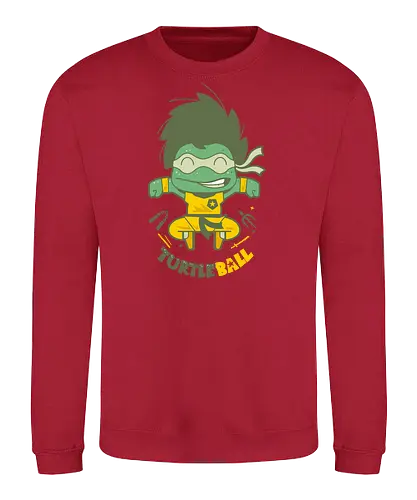 Turtleball - ninja, turtle, dragon, ball, mashup, manga, tv - Sweatshirt