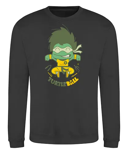 Turtleball - ninja, turtle, dragon, ball, mashup, manga, tv - Sweatshirt