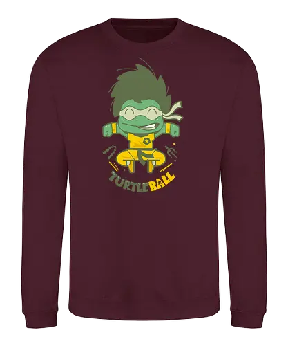 Turtleball - ninja, turtle, dragon, ball, mashup, manga, tv - Sweatshirt