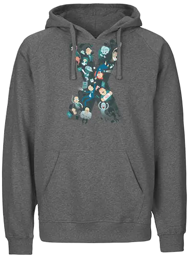 Conspiratorial - x-files, akte x, scully, mulder, serie - Fairtrade Hoodie