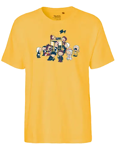 Whonuts - Doctor, whovian, comic, pnuts - Fairtrade T-Shirt