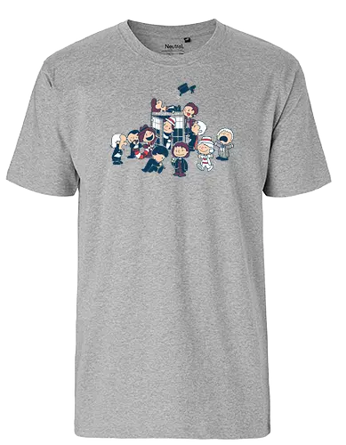 Whonuts - Doctor, whovian, comic, pnuts - Fairtrade T-Shirt