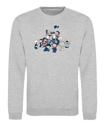 Whonuts - Doctor, whovian, comic, pnuts - Sweatshirt