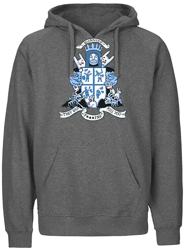 Bunnies are Evil - monty python, die ritter der kokosnuss, rabbit of caerbannog, killerkaninchen - Fairtrade Hoodie