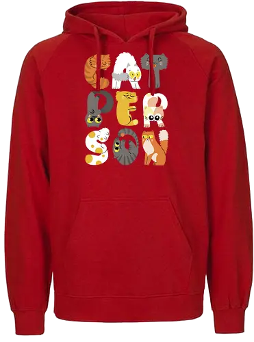 Catperson - katze, cat, animal, tier, katzenmensch - Fairtrade Hoodie