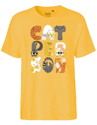 Catperson - katze, cat, animal, tier, katzenmensch - Fairtrade T-Shirt