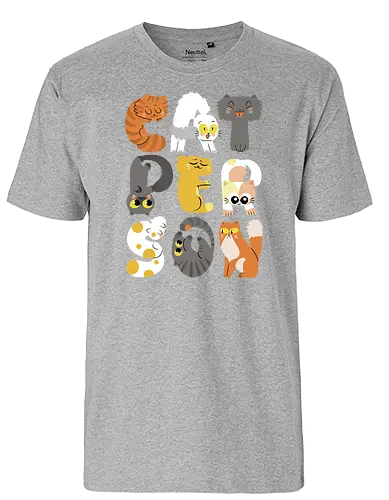 Catperson - katze, cat, animal, tier, katzenmensch - Fairtrade T-Shirt